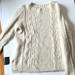 HOLLISTER Confetti White Sweater